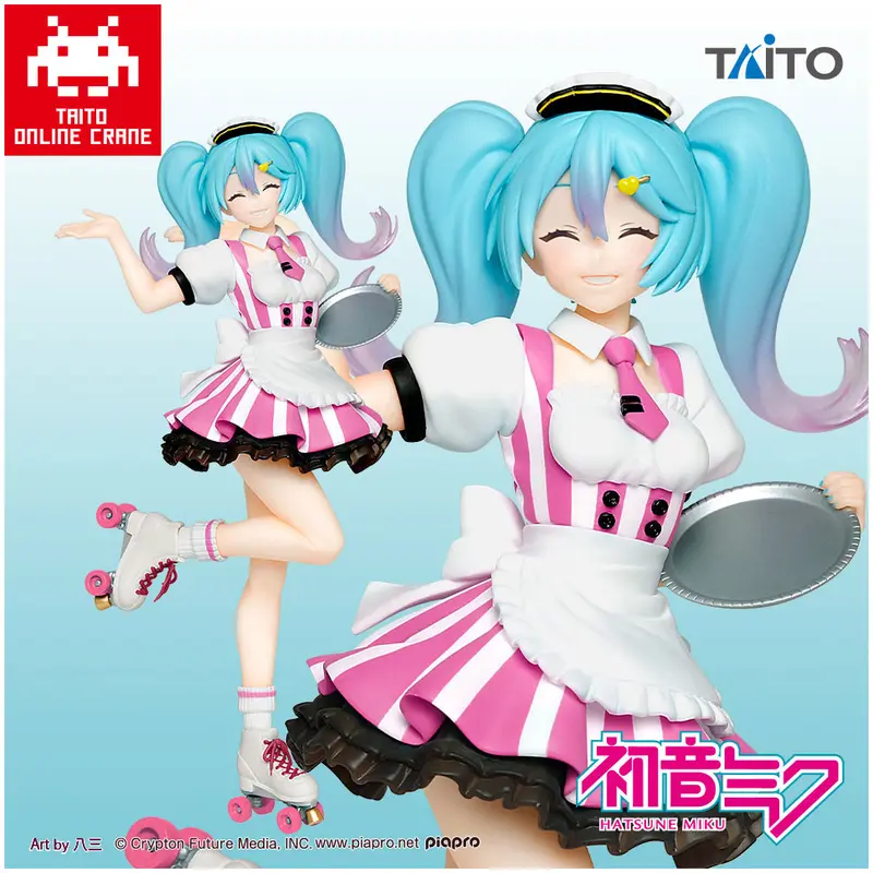 Vocaloid Hatsune Miku PVC Statue Costumes Cafe Maid Ver. *Taito Limited*