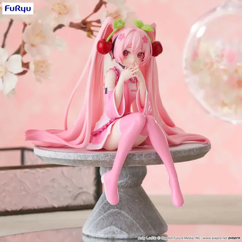 Vocaloid Noodle Stopper PVC Statue Sakura Miku 2023 Ver.