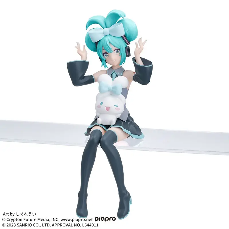 Vocaloid Premium Chokonose PVC Statue Hatsune Miku x Cinnamoroll