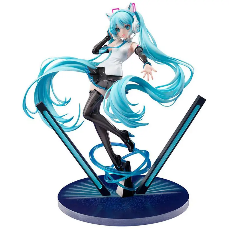Vocaloid PVC Statue 1/7 Hatsune Miku Cat Ear Headphone Ver.