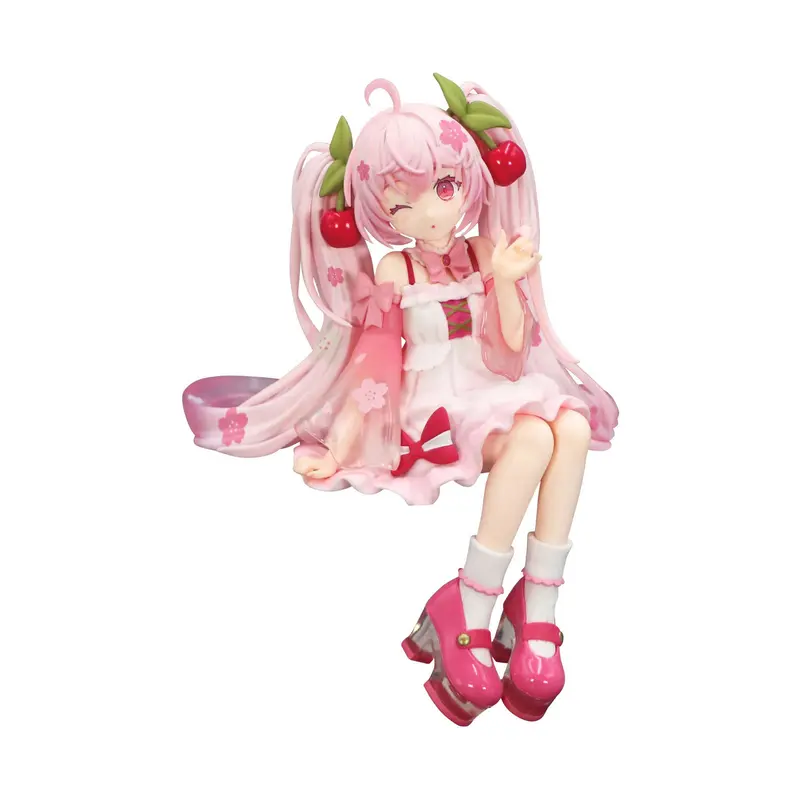 Vocaloid - Sakura Miku 2025 Figur Noodle Stopper - Winking Version - 14cm - FuRyu