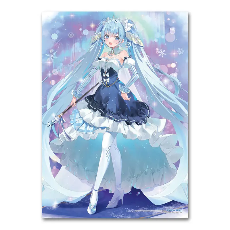 Vocaloid Snow Miku 2019 Illustration Board - Snow Miku Third Season Kuji