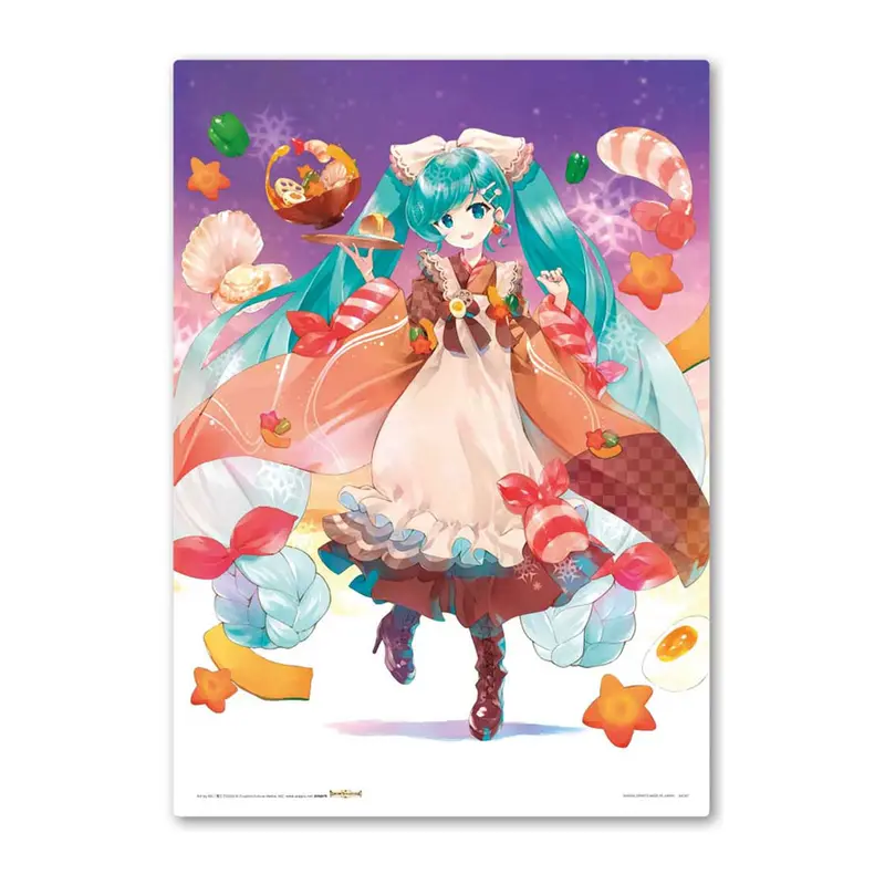 Vocaloid Snow Miku 2024 Illustration Board - Snow Miku Second Season Kuji (DIN A3)