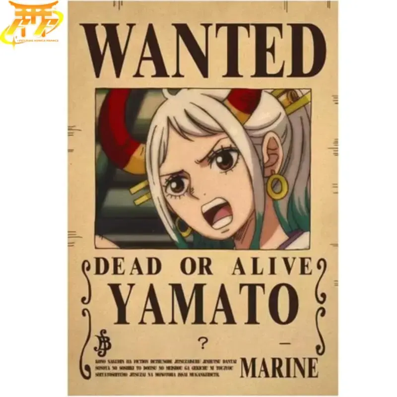 Wanted Yamato Poster – One Piece