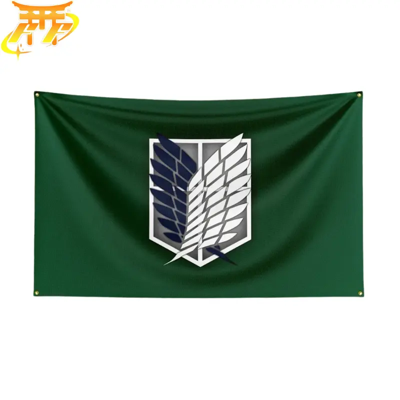 Wappen der Flügel der Freiheit Flagge – Attack on Titan