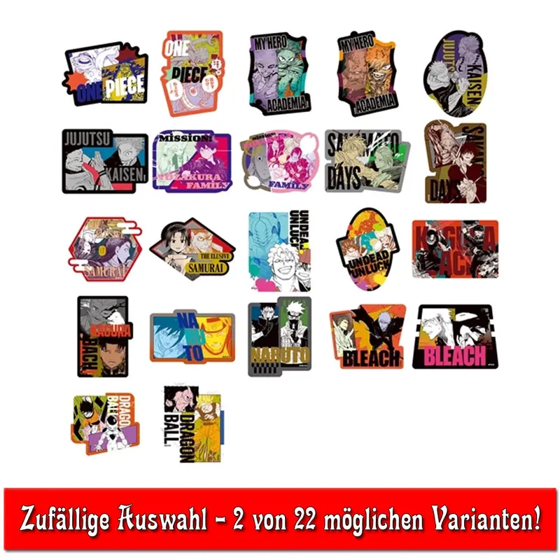 „Weekly Shonen Jump“ -Hero VS Villain- Sticker Kollektion - Jump Shop *Blindbag*