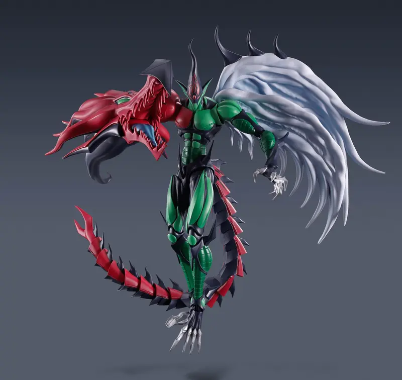 Yu-Gi-Oh! - Elementar-HELD Flammenflügelmann / Elemental Hero Flame Wingman - S.H. MonsterArts Action Figur (Bandai)